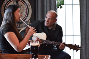 Paul and Allison at Morrison's Pub